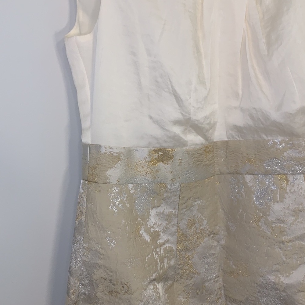 Lela Rose for Loft Metallic sheath dress - Picture 3 of 10